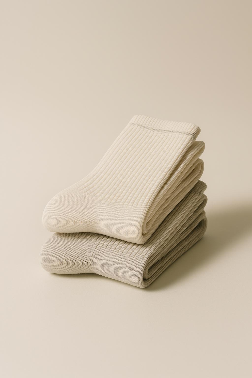 Studio Ribbed Socks — Two Pack